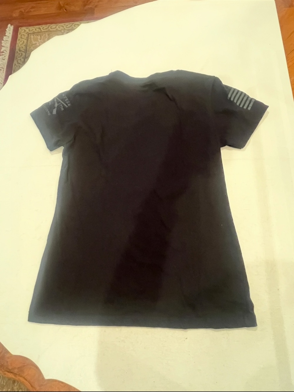 Grunt Style Black "Strong as a Mother" Short Sleeve Tee. GUC! - Picture 6 of 8